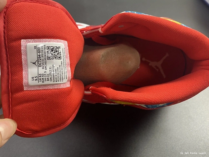 DC7294-600 Jordan Air Mid 1 Patent Red 0305